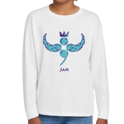ColorRun FC - Youth Heavy Cotton 100% Cotton Long Sleeve T Shirt Thumbnail